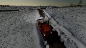 Farming Simulator 19- Чистка снега на К-700А