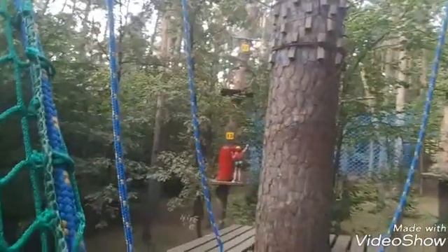 Джунгли парк в Гродно Пышки  на высоте 15метров.