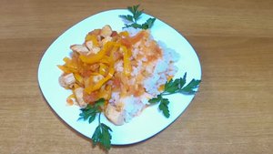 Готовлю постоянно лечо с курицей. Нежная курочка с овощами