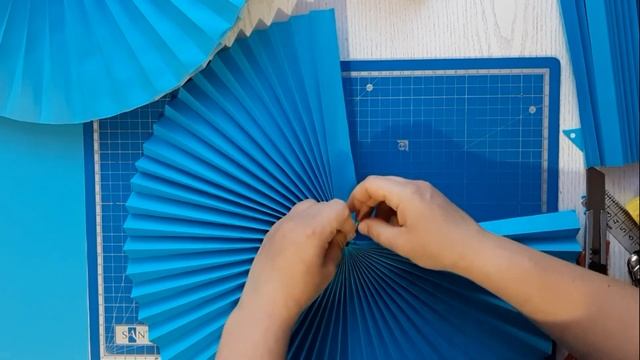 2 ч. Именная гирлянда бумажный веер d30 cm, 42 сm/Make Paper Rosette Flower смотреть онлайн