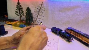 Как сделать реалистичную ёлку для диорамы/Realistic spruce