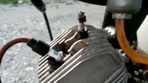 Работа самодельного декомпрессора