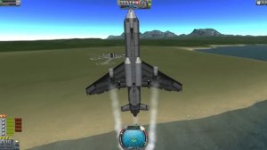 Kerbal Space Program MD-11 take off and crazy landing...