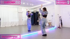 LE SSERAFIM (르세라핌) 'UNFORGIVEN' Dance Tutorial | SLOW MUSIC + Mirrored