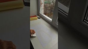 Накатка аппликации из плёнки оракал с помощью транспортной пленки