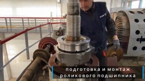 Замена подшипников и торцевого уплотнения в насосе Flygt CT3351 (Серия С3001) (ENG subs)