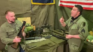 Пистолет Кольт 911 и гранатомет М-79 (как у терминатора) американское оружие во вьетнамской войне