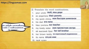Spotlight (английский в фокусе) 3 класс Грамматический тренажер страница 12 номер 1 ГДЗ решебник