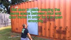 How to Install a Door in a Shipping Container