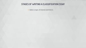 Essay Writing Course Lesson 05: How to Write a Classification Essay