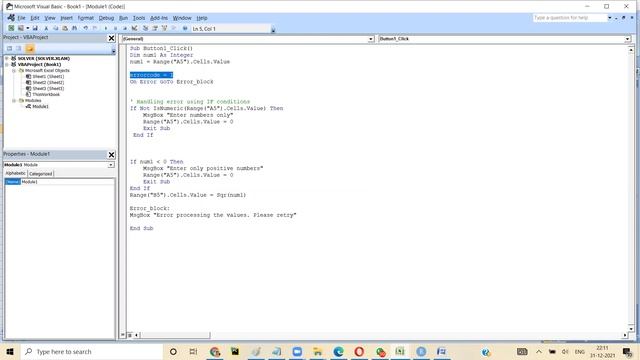 Day 4: Error handling in VBA Excel смотреть онлайн