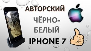 BLACK AND WHITE ИЛИ КАСТОМИЗИРОВАННЫЙ IPHONE 7