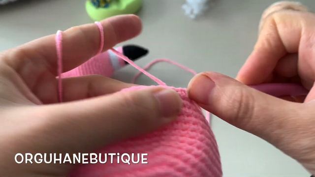 153# Amigurumi flamingo ? 3. Bölüm gövde ?