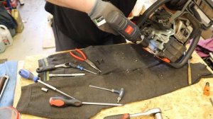 Disassembly of Husqvarna 130 chainsaw for spare parts Бензопила Хускварна 130 на запчасти