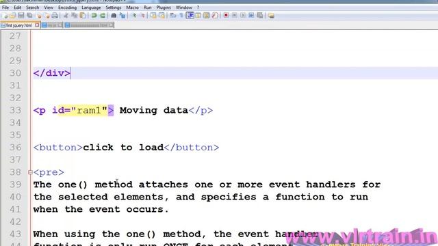 One method in jQuery English-57-vlr training