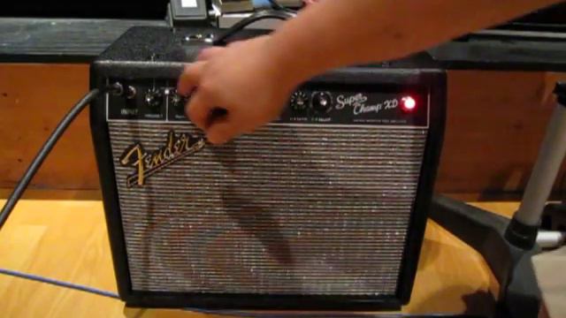 Fender Super Champ XD with Eminence Ragin Cajun смотреть онлайн