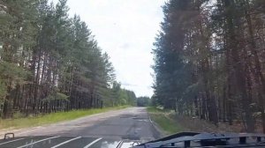 дорога в деревню Лесное Матюнино