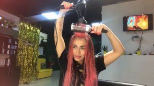 Как сделать себе укладку. Укладка на длинные волосы. Объёмная укладка. Юлия Красота. Прически.