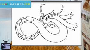 How to Draw Pokemon - Milotic - How to Draw Cartoon