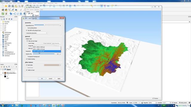 Developing a 3D Model using QGIS