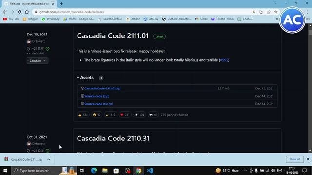 How To Setup Cascadia Code On Visual Studio Code | Mac OS Font On VS Code? | Very Easy | Abhicoder