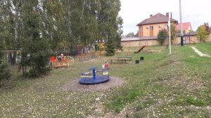 Обзор детской площадки в посёлке Сухая река город Казань. #житьвКазани #СухаяРека
