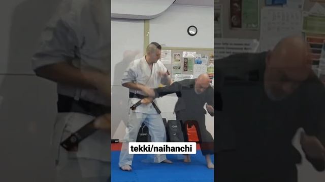 Tekki Shodan Bunkai #karate #bunkai #naihanchi #tekkishodan