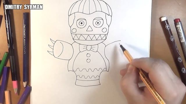 How to draw Nightmare Constructor Plush, Как нарисовать Кошмарного Конструктора Плюш смотреть онлайн