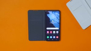 Оригинальный чехол книжка для Samsung Galaxy S21 Ultra Smart LED View Cover EF-NG998PBEGRU