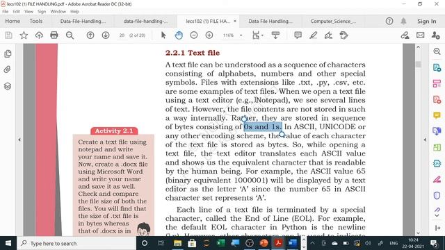 2. FILE HANDLING IN PYTHON || DATA FILE HANDLING ||CLASS 12 COMPUTER SCIENCE || PYTHON || TEXT FILE