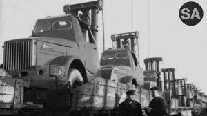 Львовский автопогрузчик ЛЗА на базе ГАЗ-51 | Погрузчик ЛЗА | Техника СССР