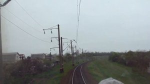Видео из кабины электровоза ВЛ80с, май 2011