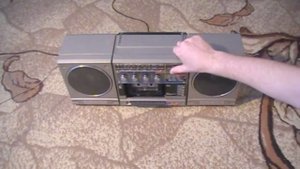 Вега 335. Переносная стереомагнитола.