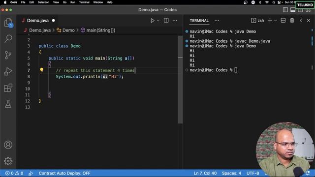 #16 Need For Loop in Java