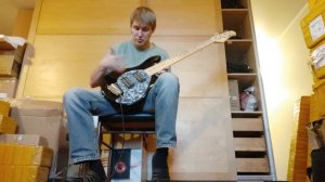 Обзор звука китайской реплики бас-гитары Musicman StingRay 5 струн чёрный с серым