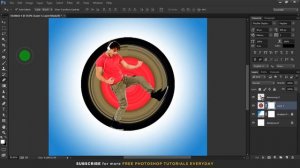 Circular Pixel Stretch Effect - Photoshop Tutorial