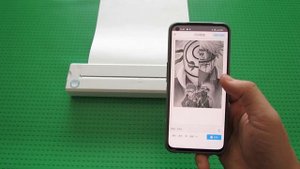 Printing on Newyes LD0801 Portable Wireless Thermal Printer - The World's Smallest A4 Printer