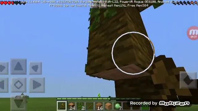 Майнкрафт. Выживание от бонусного сундука. Наконец-то достроил дом и начел строить дом на дереве. смотреть онлайн