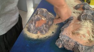 Как делал побережье на макете