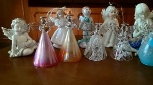Коллекция ангелов. Фигурки ангелочков.