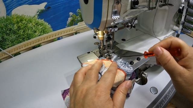 Приспособление для точного подворота ткани