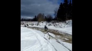 Снегоходы по воде