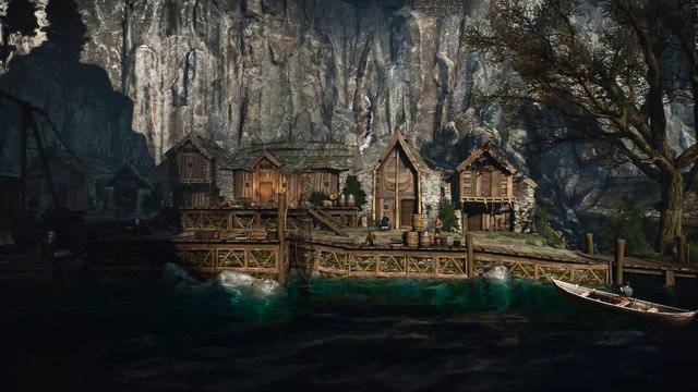 Splendid Skellige | Kaer Trolde Harbor | Ambience | Atmosphere | The Witcher 3: Wild Hunt | 4K смотреть онлайн