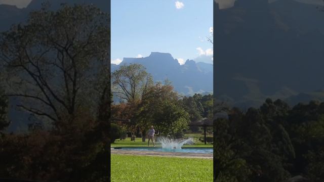 Swimming in the Drakensberg Mountains