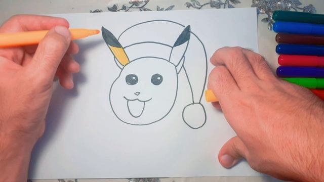 Как нарисовать Пикачу?!?! #учимсярисовать