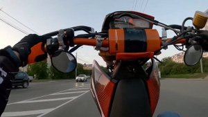 Обычная езда на KTM 690 SMC