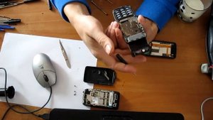разборка телефона samsung d880