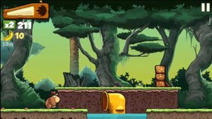 Banana Kong - Gameplay Walkthrough Part 3 - Riding The Boar (iOS, Android)
