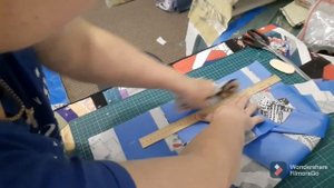 Покрывало из остатков ткани. Утилизируем красиво ???