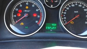 отключение ESP кнопкой SPORT на Astra H